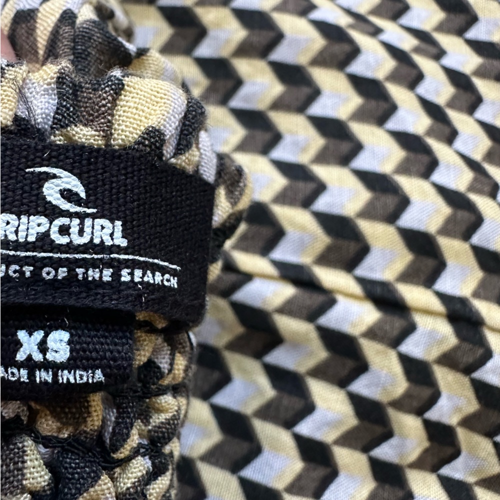 Rip Curl button down Checkered Midi Dress NWOT - Picture 11 of 11